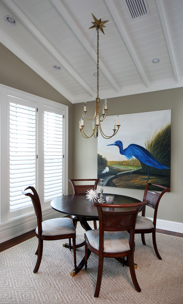 Inspiration for a world-inspired dining room in Tampa.