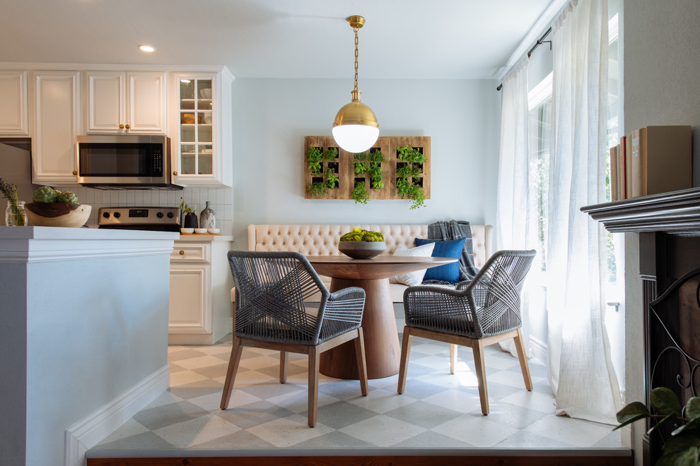 Inspiration for a transitional dining room remodel
