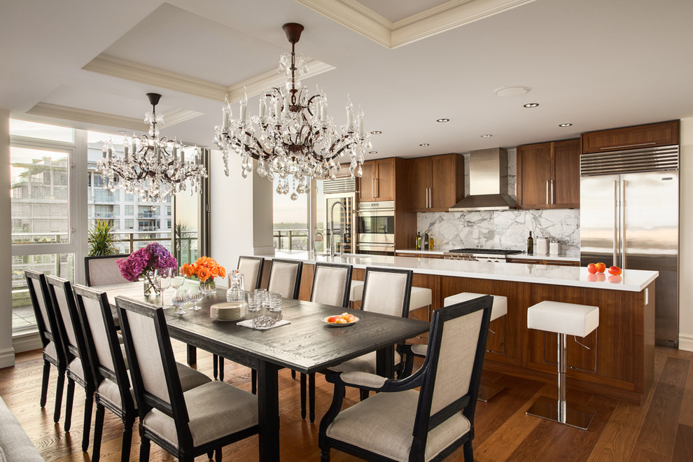 Picture of White Rock Penthouse - Contemporary - Dining Room - Vancouver - by ...