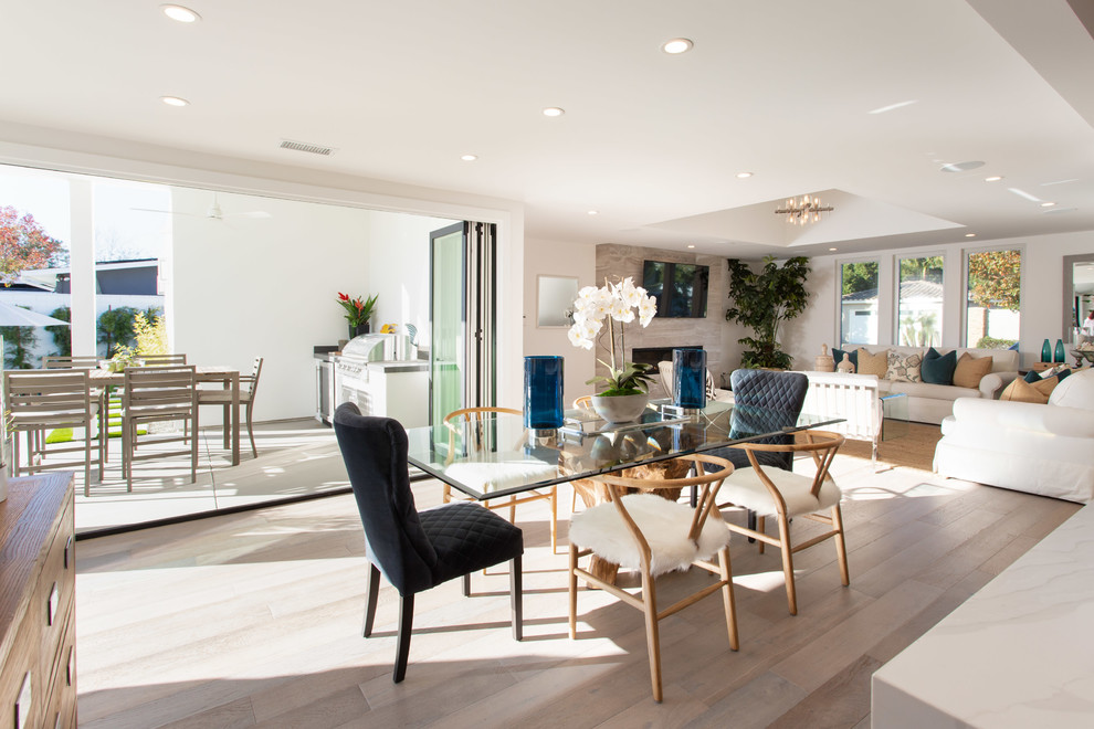 Whole House Remodel (transformation) - Modern - Dining Room - Orange ...