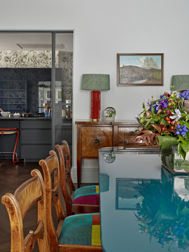 Wimbledon Common Duplex Contemporary Dining Room London by User