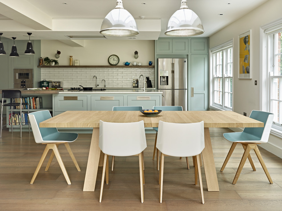 Wimbledon Common House refurb. Transitional Dining Room London