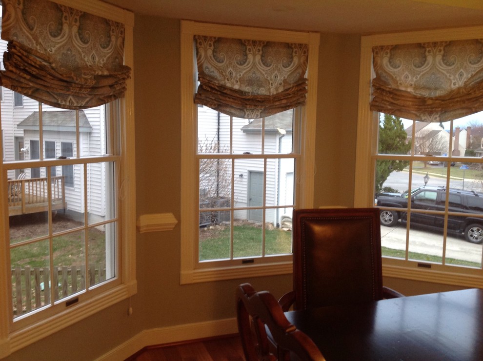 traditional dining room window treatments