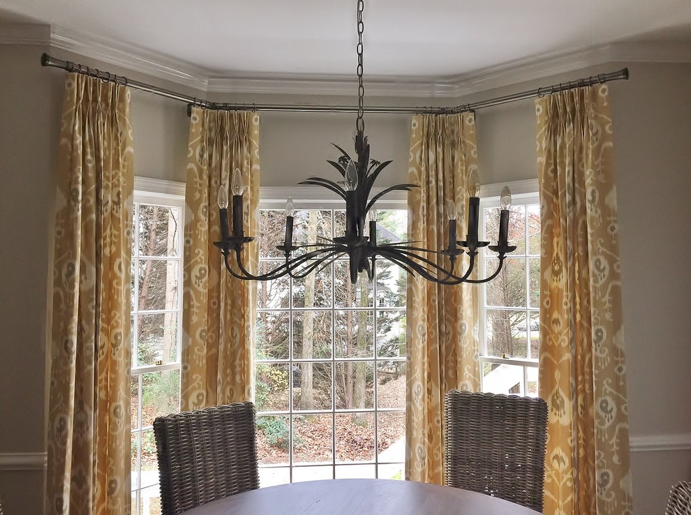 Window Treatments Transitional Dining Room Atlanta by Karen's Fabrics Houzz