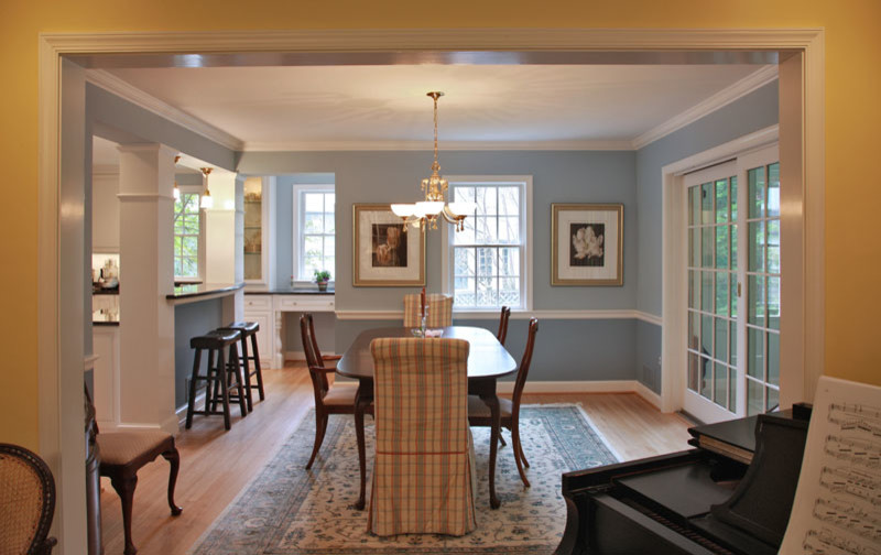 Windowless Kitchen Traditional Dining Room DC Metro by