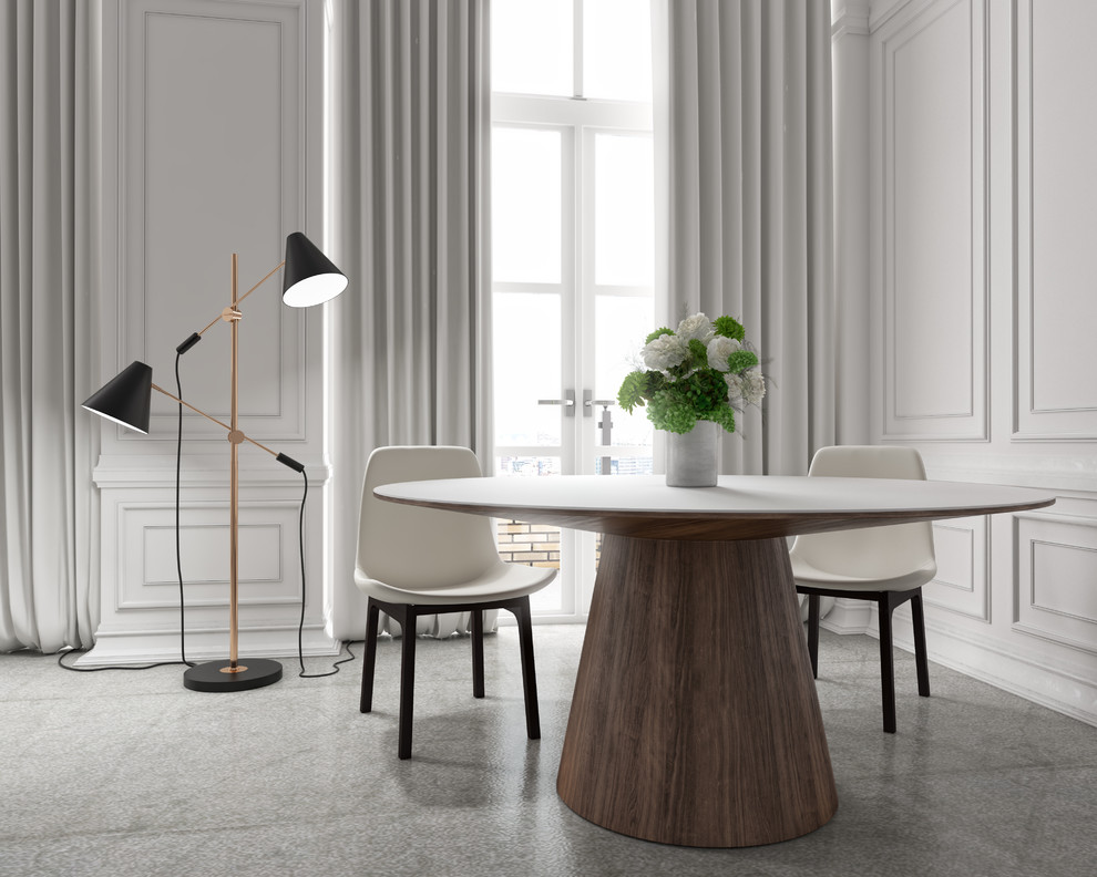 Winston Dining Table 63 Midcentury Dining Room Los Angeles By Rove Concepts