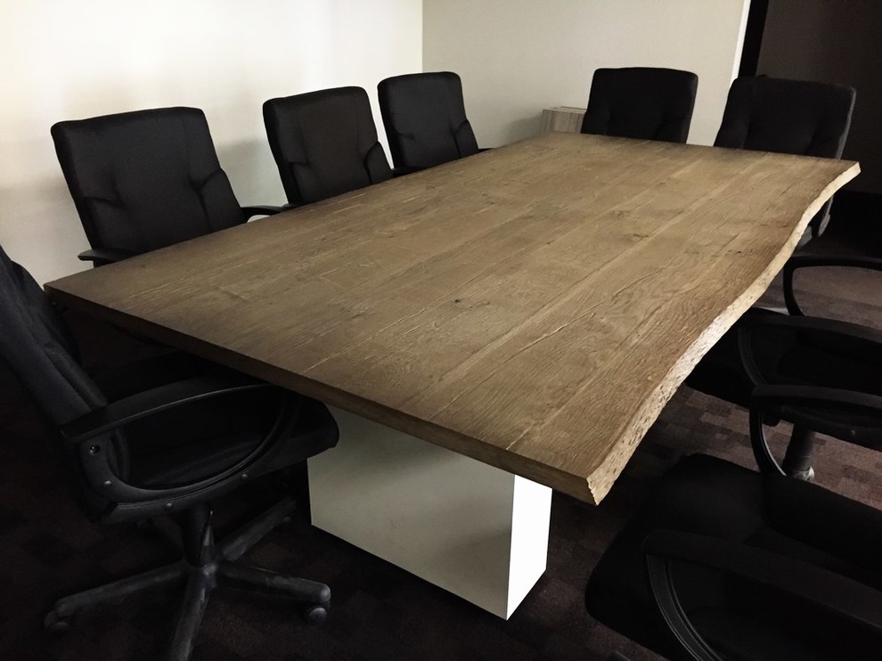 Wood look dining or board room table - Contemporary - Dining Room