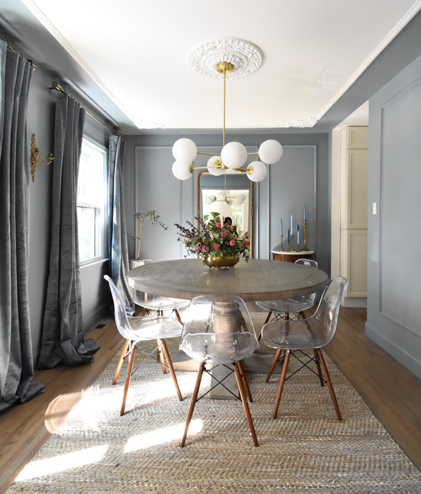 Woodland Blue Dining Room - Transitional - Dining Room - Other - by