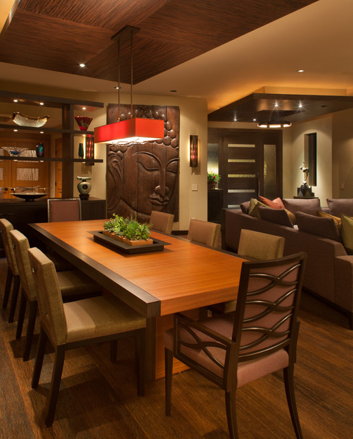 Zen Paradise Asian Dining Room San Diego By James Patrick Walters Houzz Au