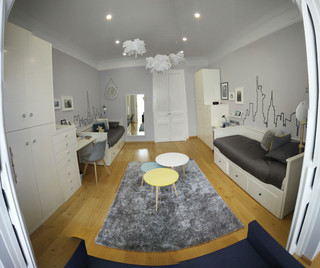 モダンスタイルのおしゃれな子供部屋 グレーの壁 のインテリア画像 21年4月 Houzz ハウズ モダンスタイルのおしゃれな子供部屋 グレーの壁 のインテリア画像 21年4月 Houzz ハウズ