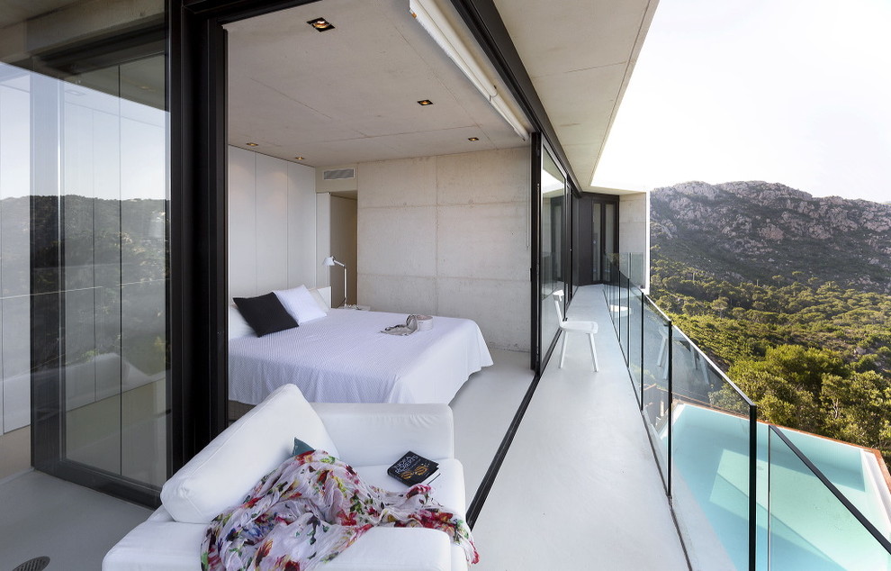 Modernes Schlafzimmer in Barcelona
