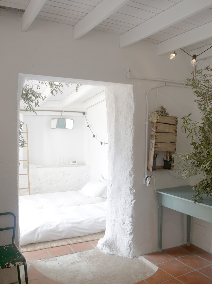 Photo of a rural bedroom in Barcelona.