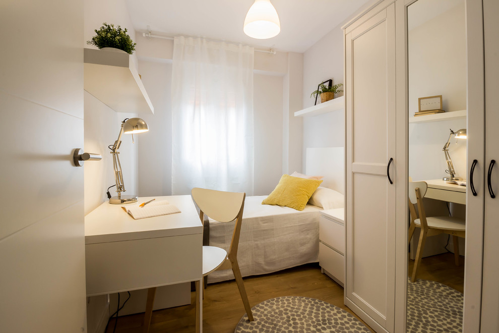 Exempel på ett minimalistiskt sovrum