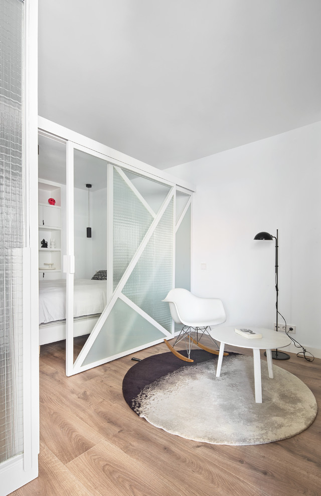 Contemporary bedroom in Barcelona.