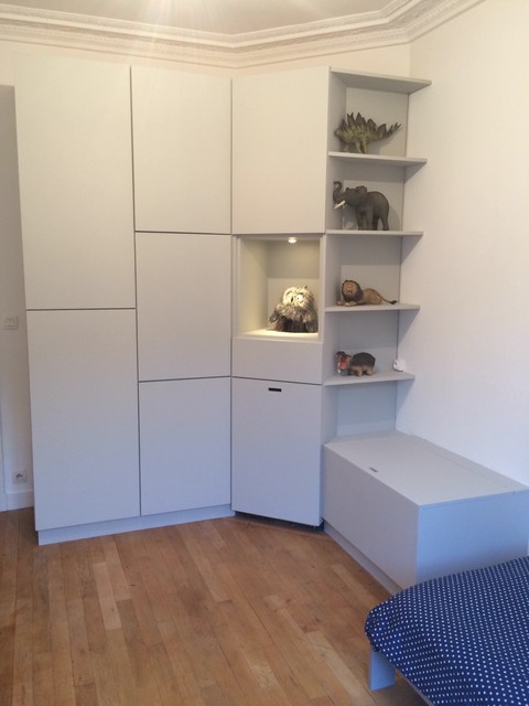 Placards Chambre Enfants Moderne Armoire Et Dressing Paris Par Segolene Michel Architecture D Interieur Houzz