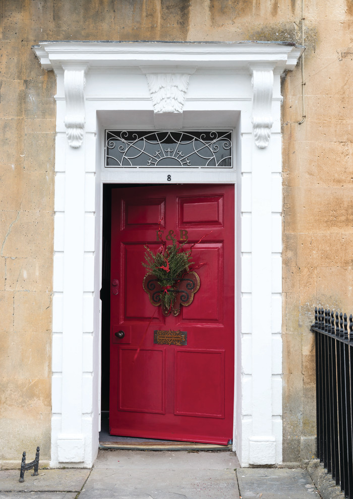 Example of a classic entryway design in Frankfurt