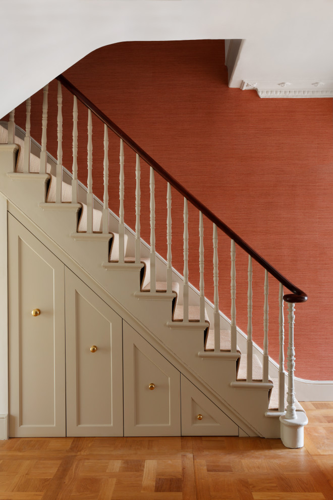 Inspiration for a timeless staircase remodel in London