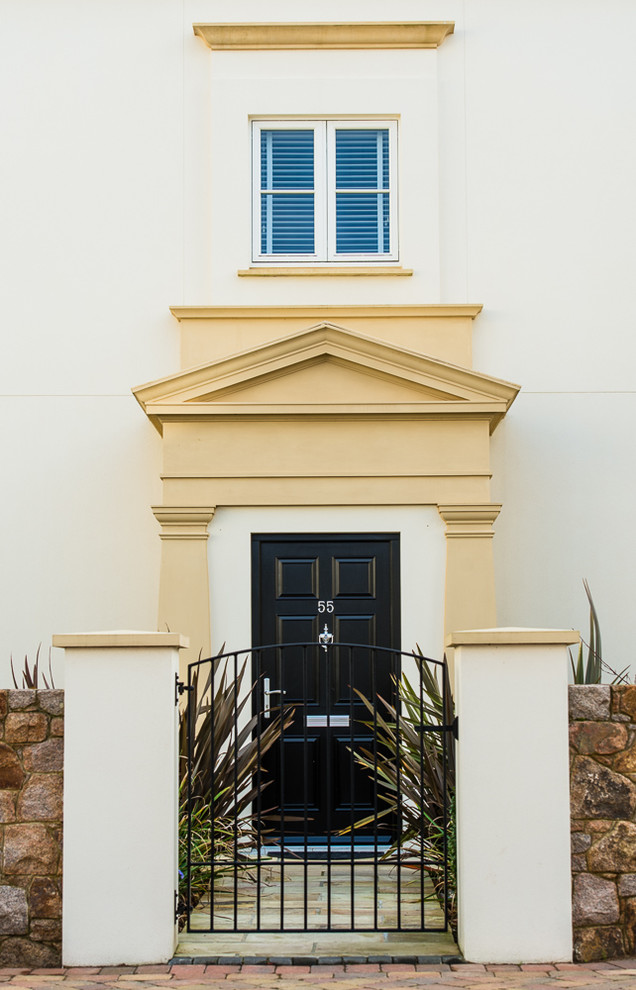 Design ideas for a traditional entrance in Channel Islands.