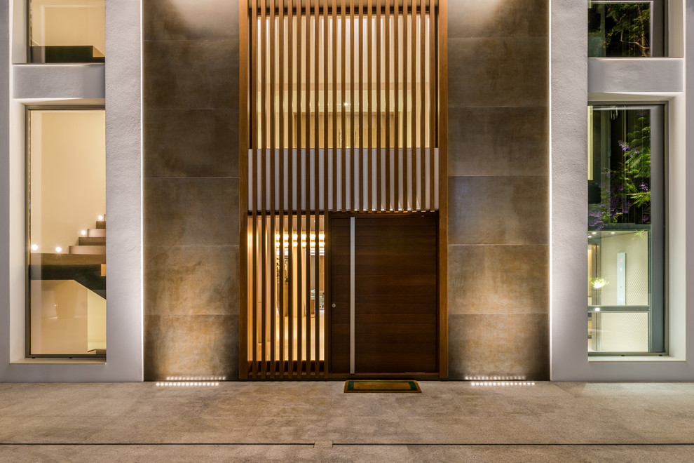 Entryway - contemporary entryway idea in Other