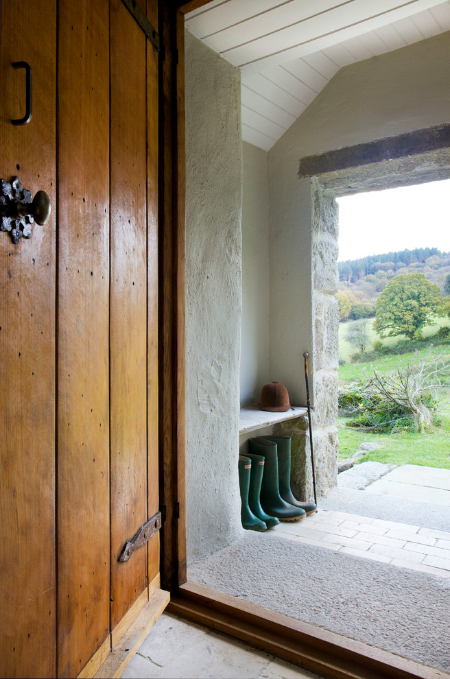 Landhausstil Eingang mit Vestibül in Devon