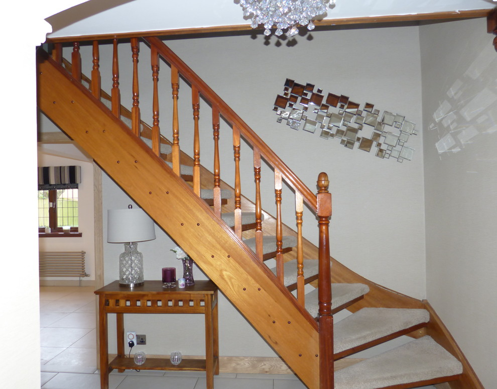 This is an example of a medium sized modern staircase in Other.