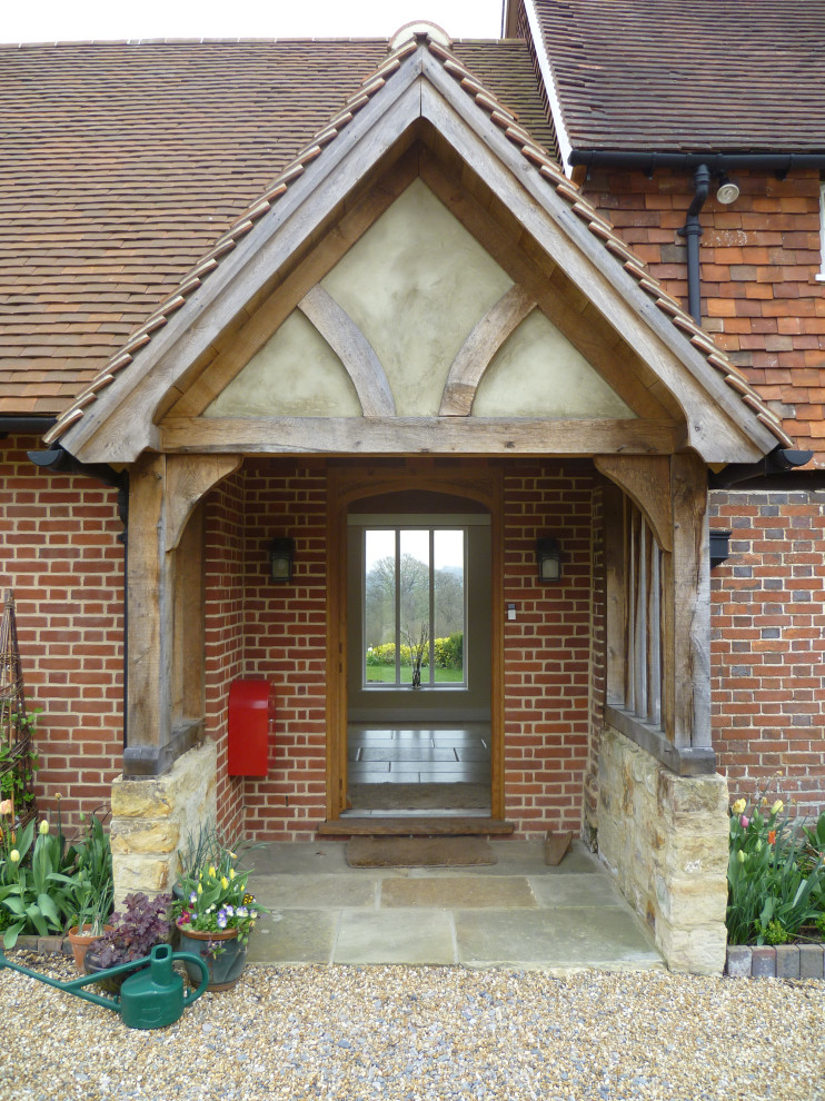 This is an example of a traditional entrance in Sussex.