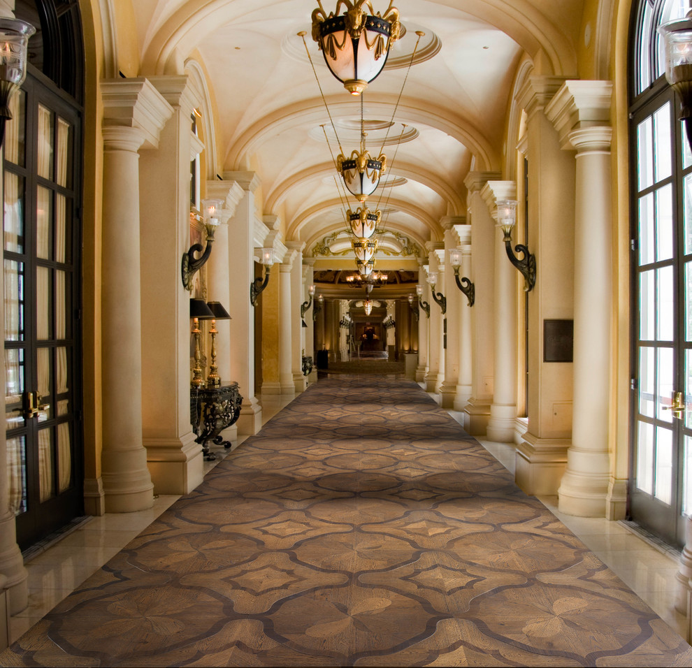 Immagine di un ingresso o corridoio bohémian