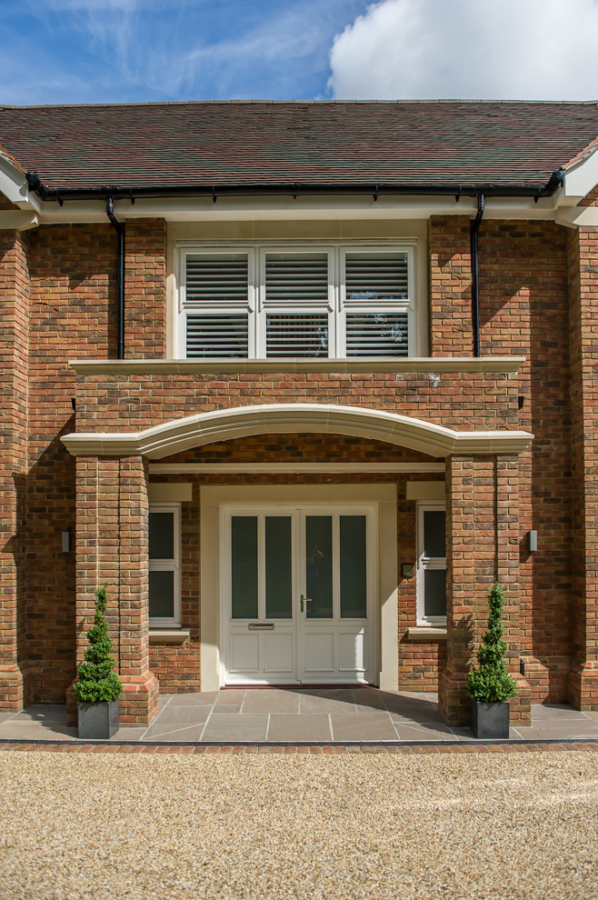 Red Tree House Contemporary Entry Kent by Offset Architects Ltd