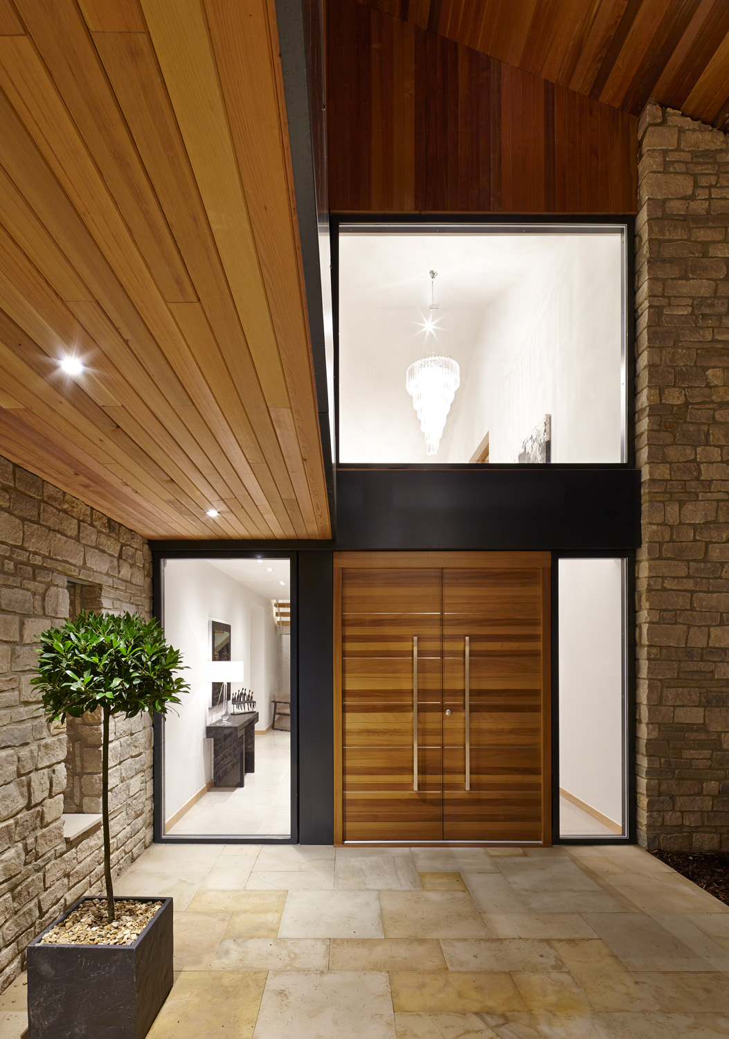 75 Contemporary Double Front Door Ideas You'll Love - March, 2024