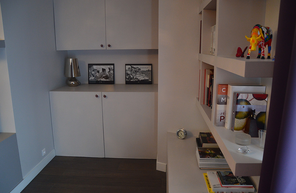 Appartement villa Compoint Scandinavian Entry Paris by Agence architectes intérieurs Appartement villa Compoint Scandinavian Entry Paris by Agence architectes intérieurs