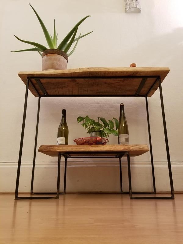 Console en Chêne - Лофт - Прихожая - Лион - от эксперта L' Atelier ...