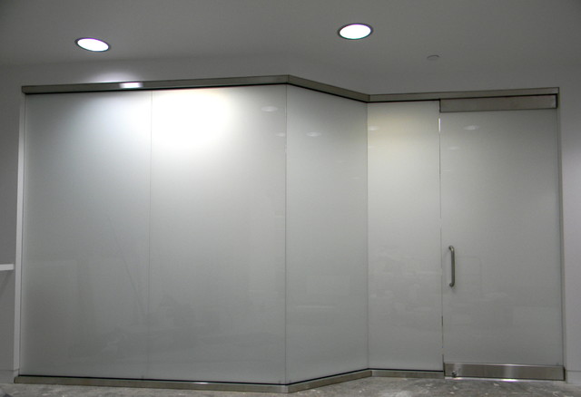 1/2" Laminated Glass Wall w/ Single Door - Modern - Entrance - Other - by  H&M Diversified Enterprises, Inc. | Houzz IE
