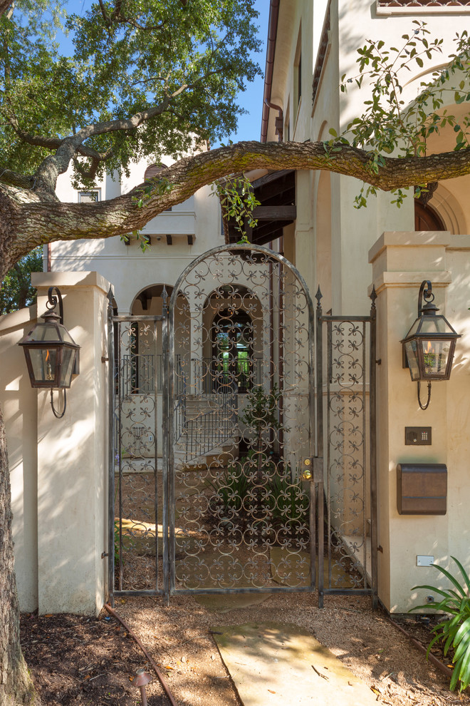 Design ideas for a large mediterranean entrance in Houston.
