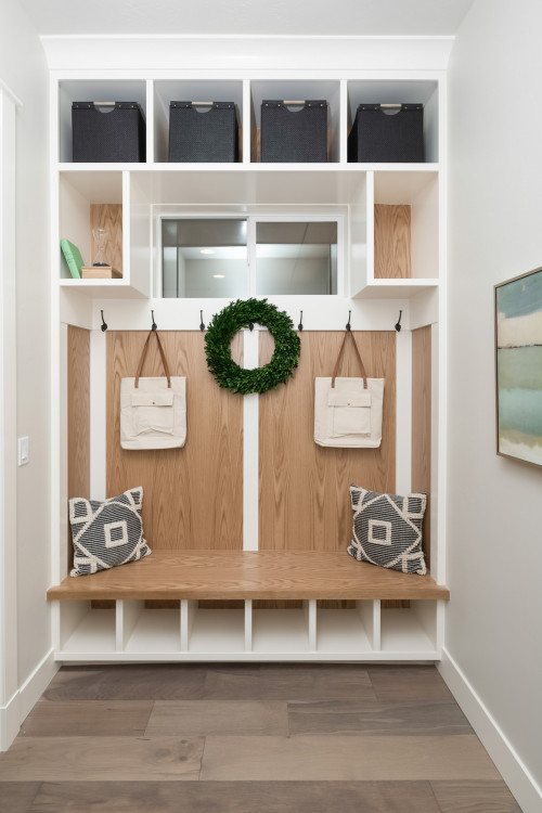 Tips for Organizing Your Mudroom; Creating an organized place to stash boots, hats, and the keys is the perfect way to end a busy day. Here are all the mudroom organization pointers you'll need!