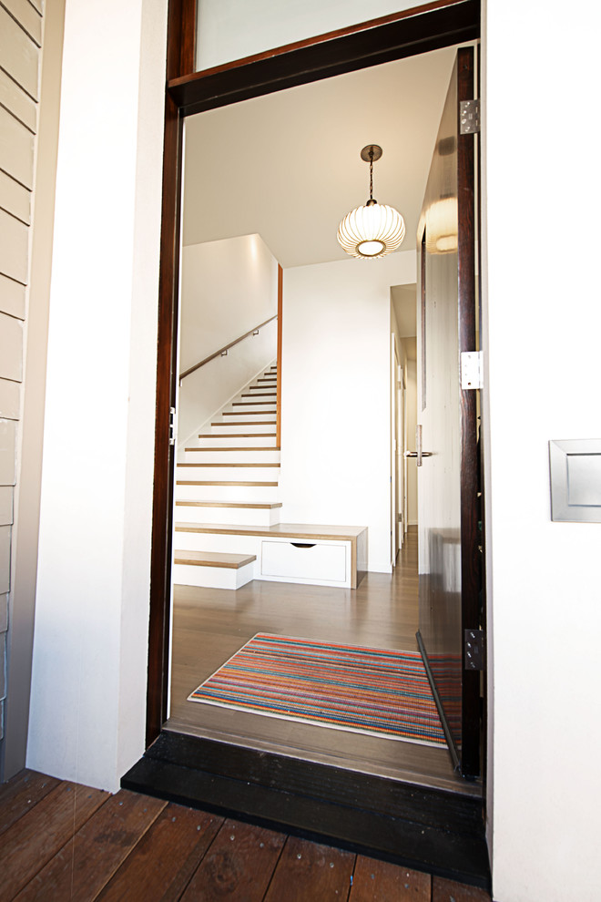 Inspiration for a contemporary entryway remodel in San Francisco