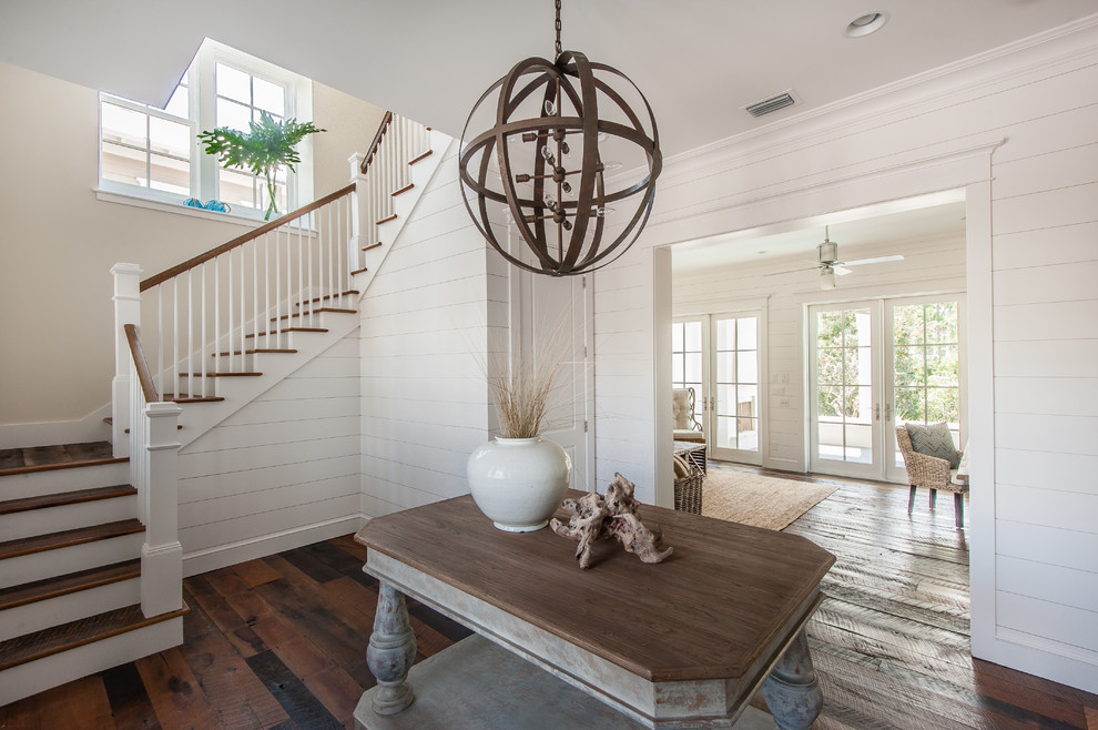 Beach style foyer photo in Miami