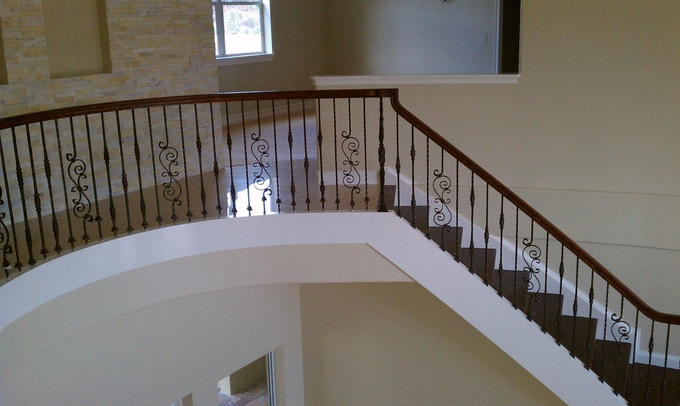 Inspiration for a large classic staircase in Tampa.