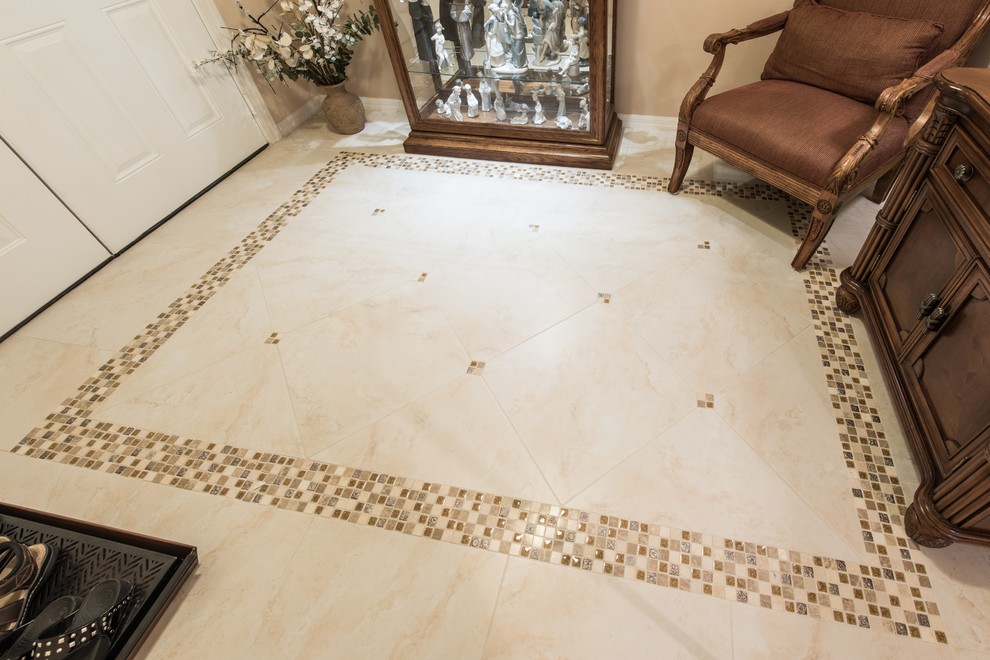 A Kitchen with Traditional Details Transitional Entrance Other