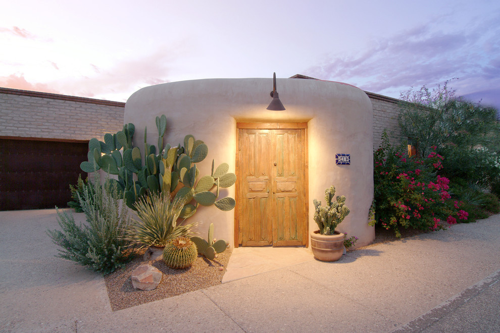 Photo of a classic entrance in Phoenix with a single front door.