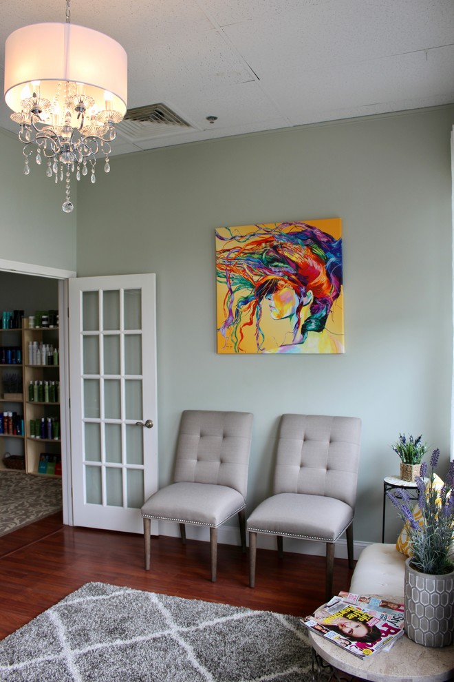 After Yarmouth Hair Salon Waiting Room Entry Boston by Cathy