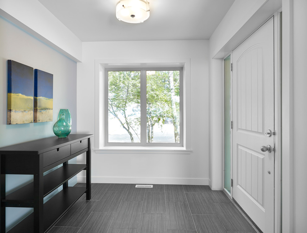 Allendale Duplex Contemporary Entry Edmonton by Effect Home