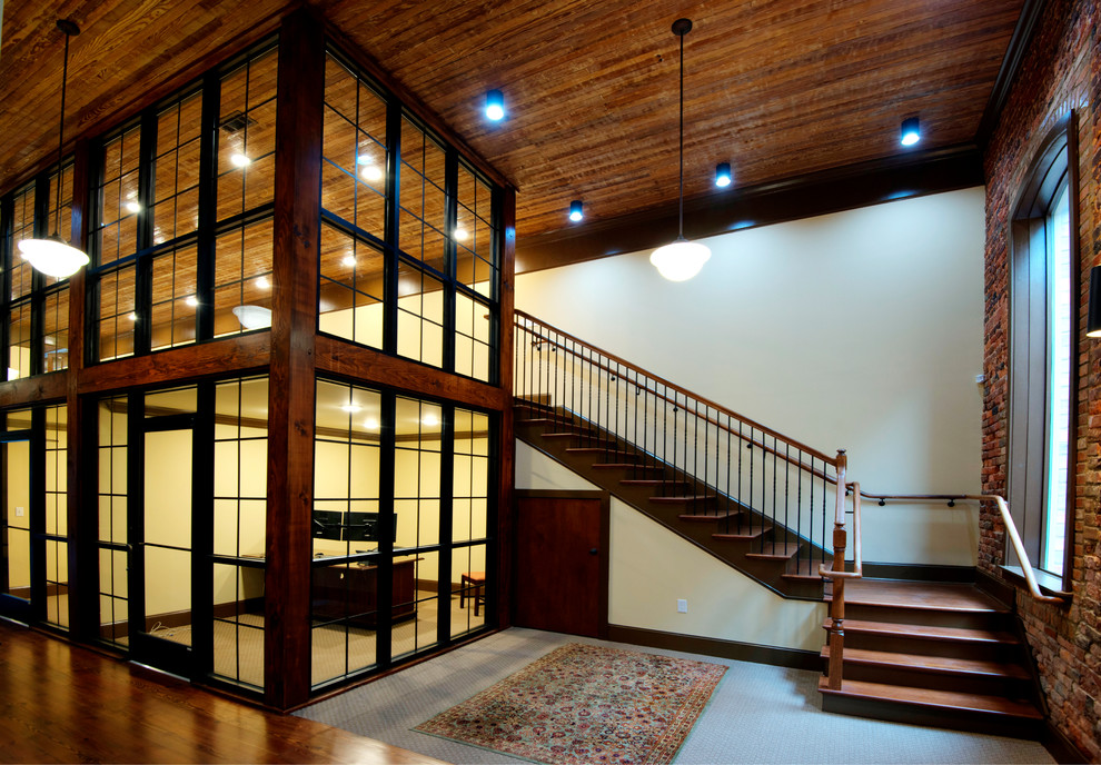 Alligare Glass Offices Éclectique Entrée Atlanta par TLC Design/Build LLC Houzz