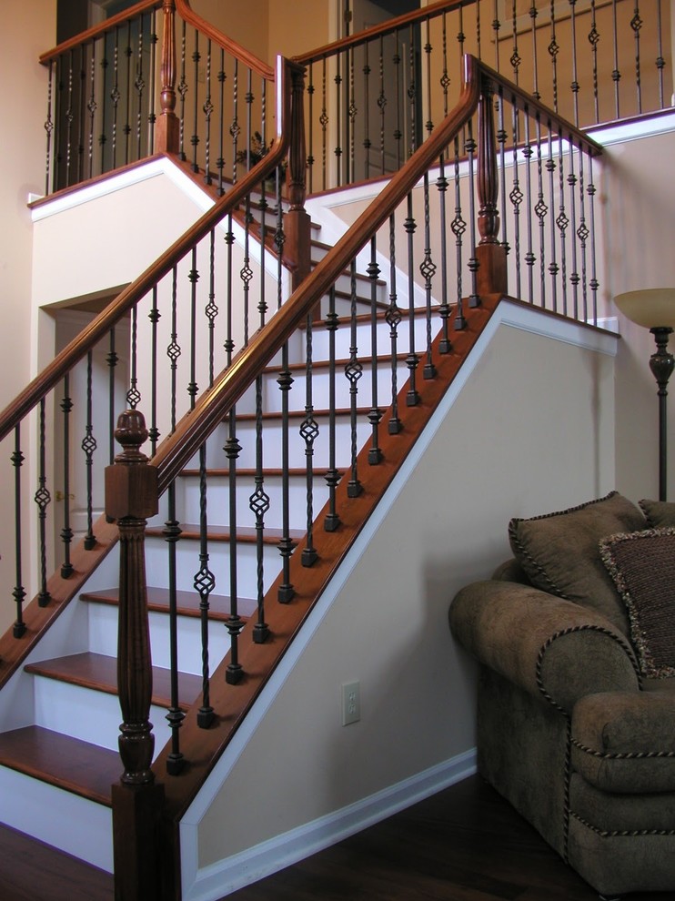 Design ideas for a retro staircase in Charleston.