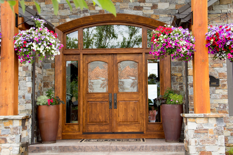 Large rustic entrance in Other.