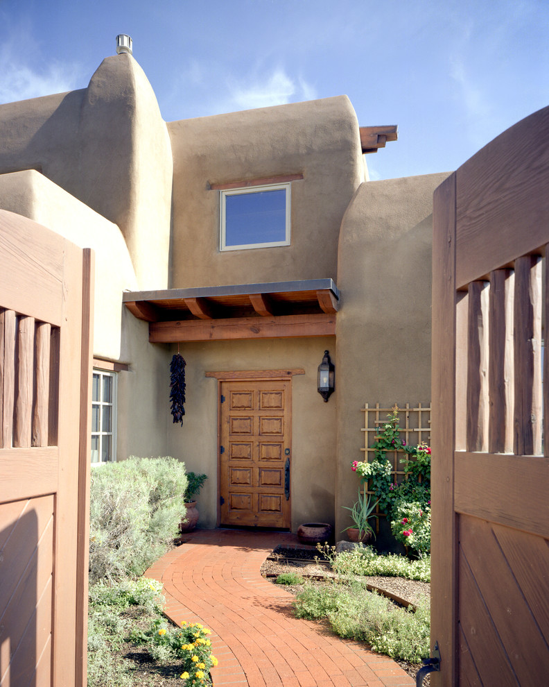 Architectural Details Southwestern Entry Albuquerque by Eric Spurlock Custom Home Design