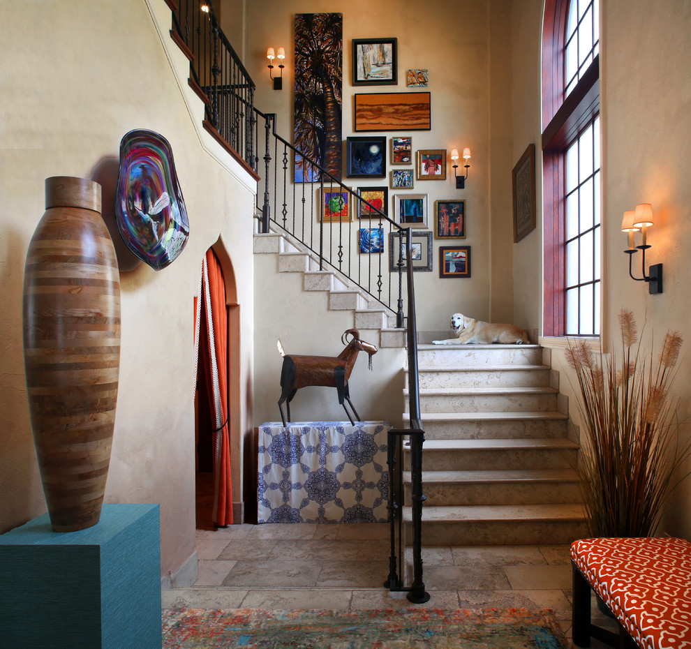 Inspiration for an eclectic entryway remodel in Jacksonville