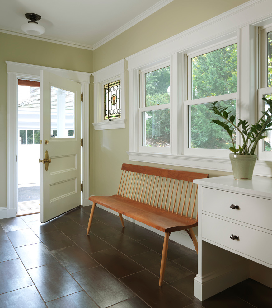 Backdoor Entrance Traditional Entry Boston by S+H Construction