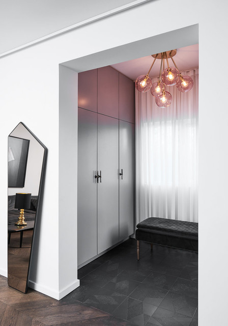 Pink sale globe chandelier