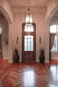 Inspiration for a timeless entryway remodel in Austin