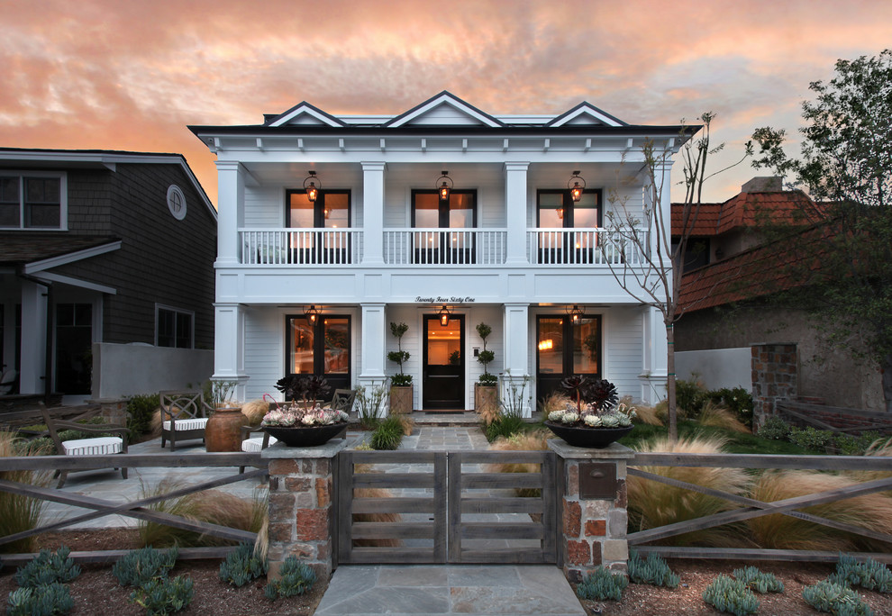 Bayshores Drive Beach Style Entry Orange County by Brandon